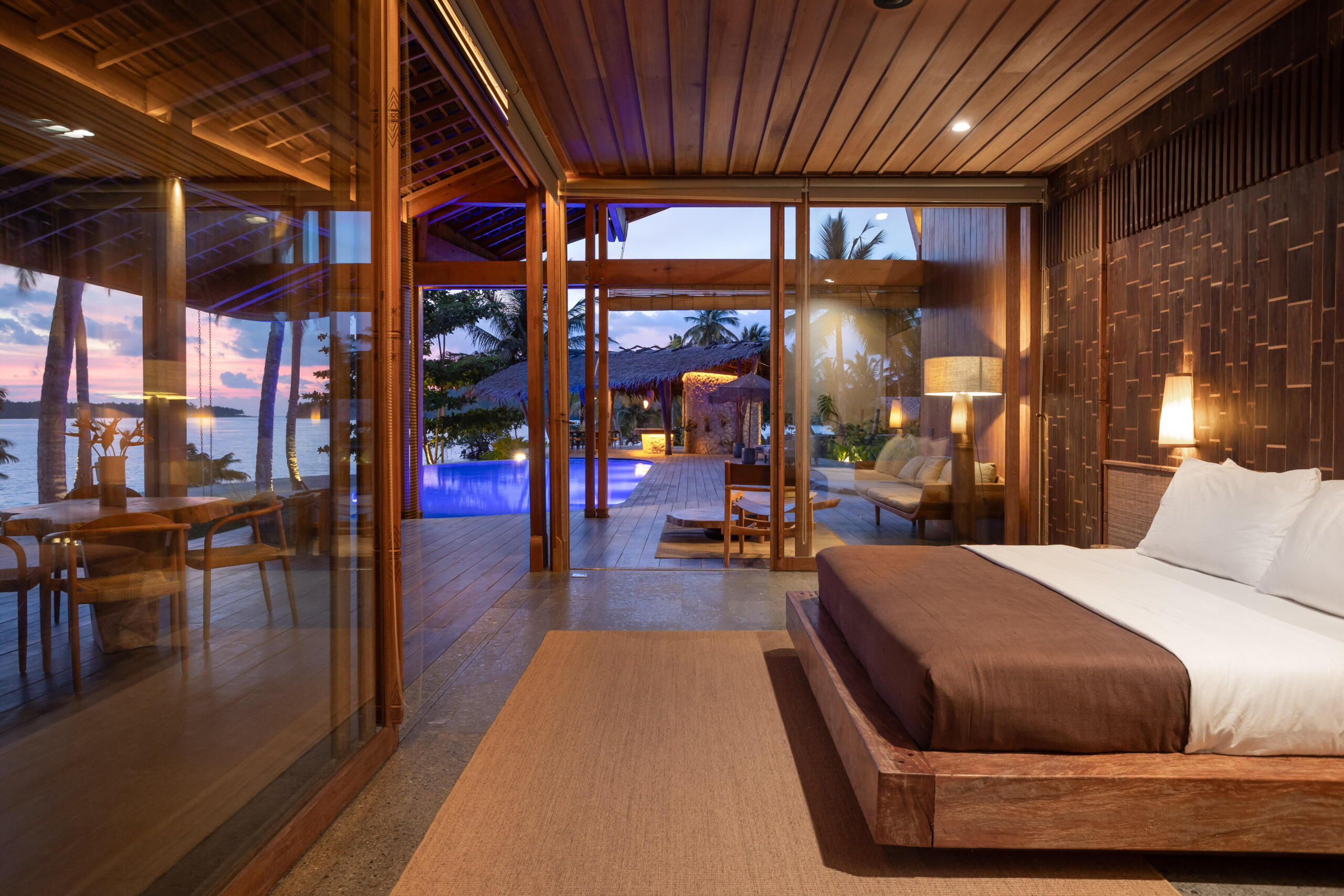 Ocean-view bedroom suite at a top-tier Luxury Resort Indonesia for a Luxury Honeymoon Indonesia.